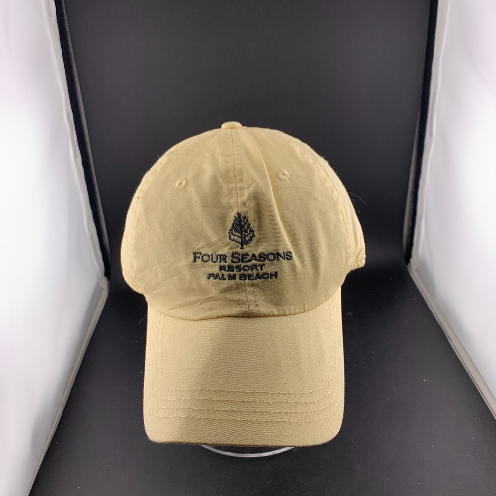Ahead Baseball Cap Mens OS Beige Good Four Seasons Resort Palm Beach Hat C47LGT